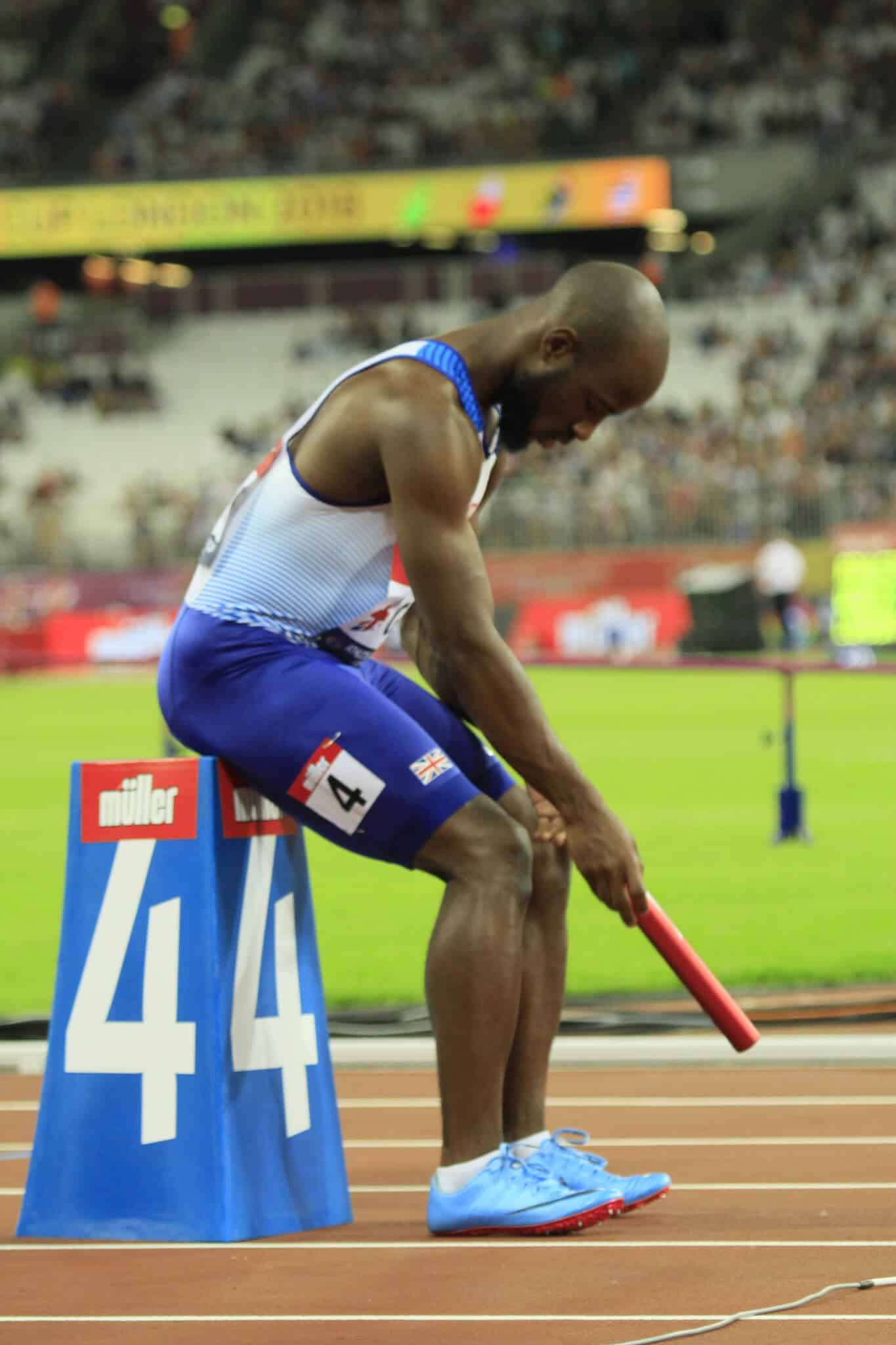 Reuben Arthur at the Athletics World Cup in 2018. Photo: MV4R Photography