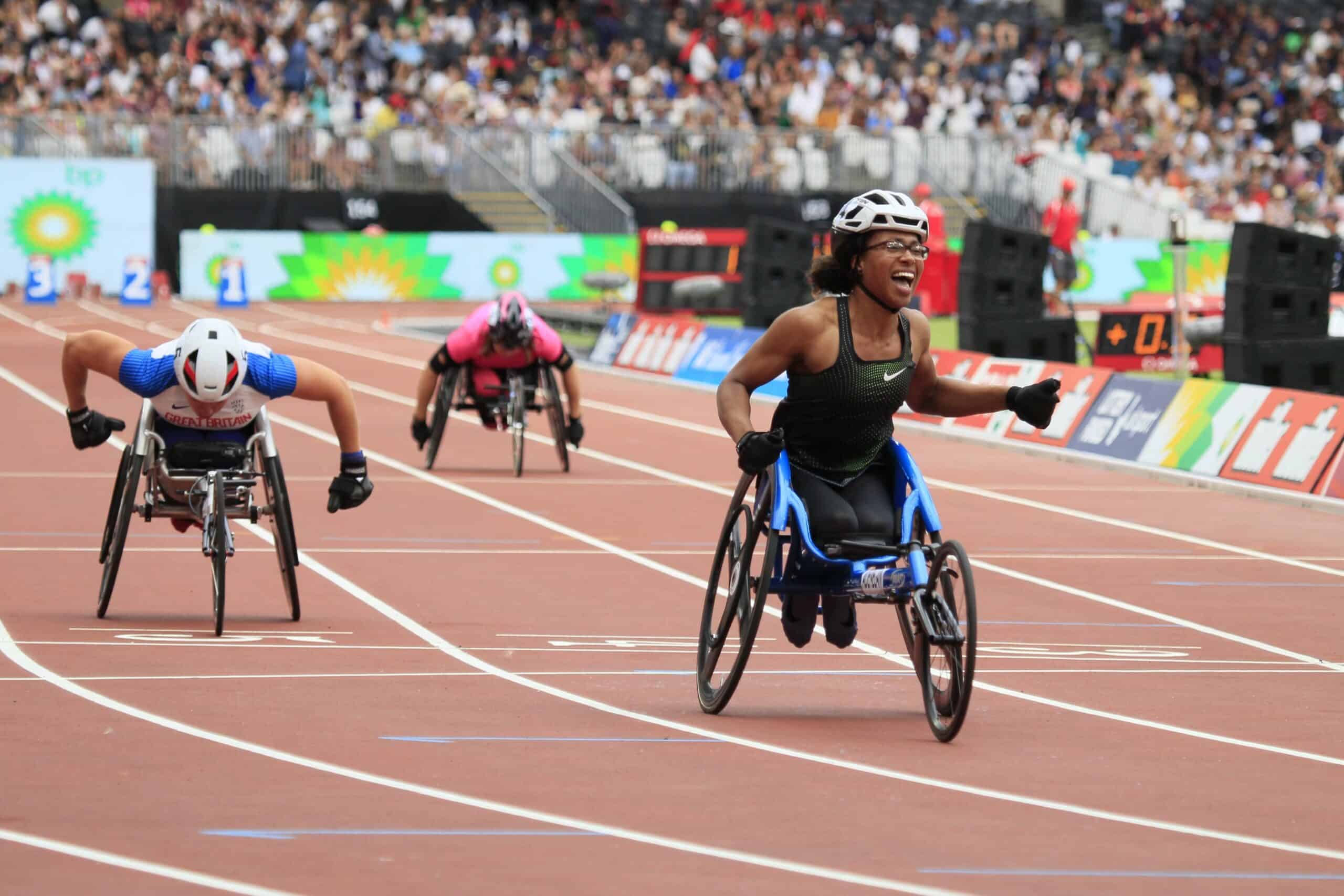 Kare Adenegan sets a new world record at the 2018 Anniversary Games. Photo: MV4R Photography.