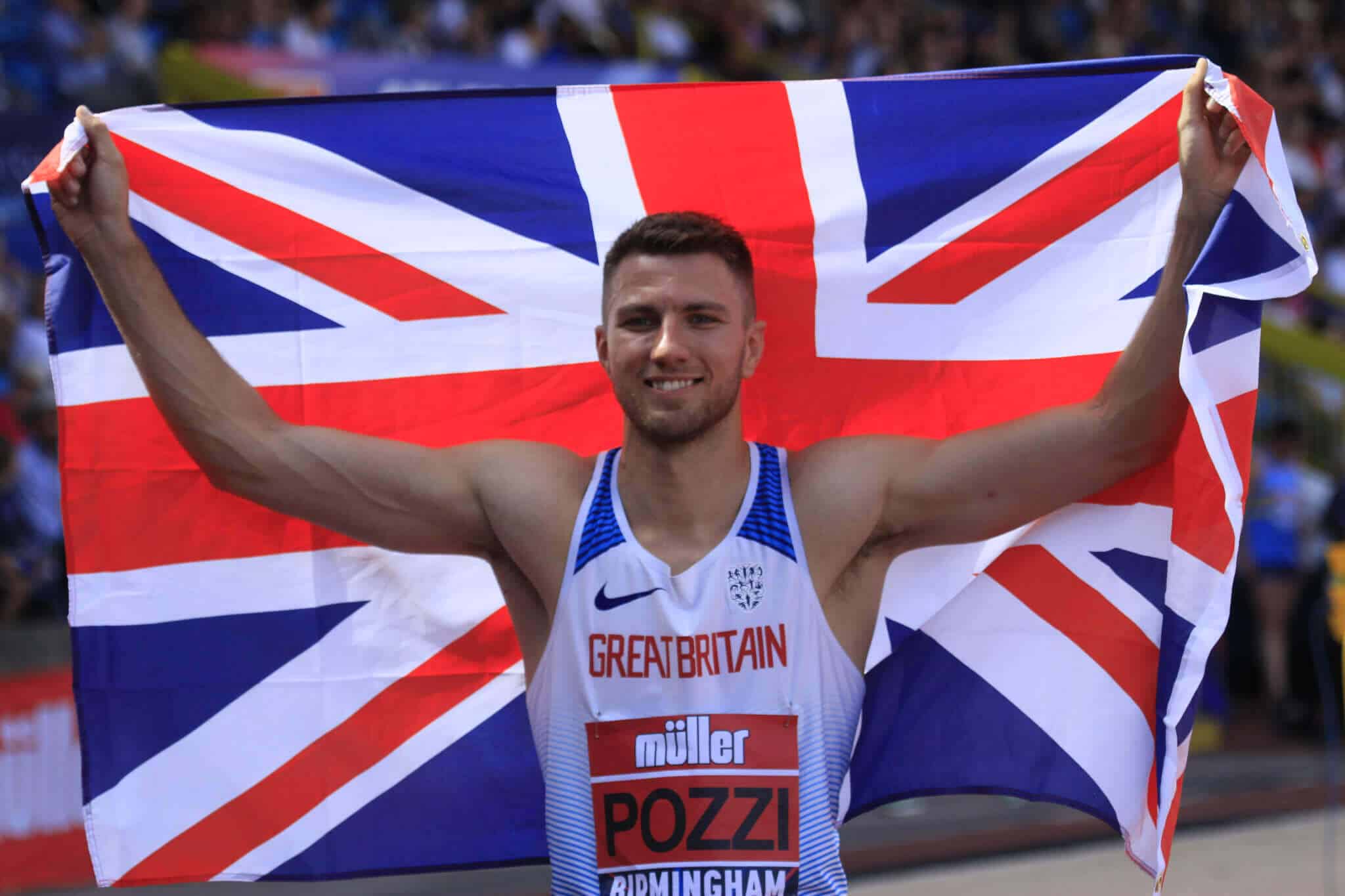 Andy Pozzi after winning the 2018 British Championships. Photo: MV4R Photography
