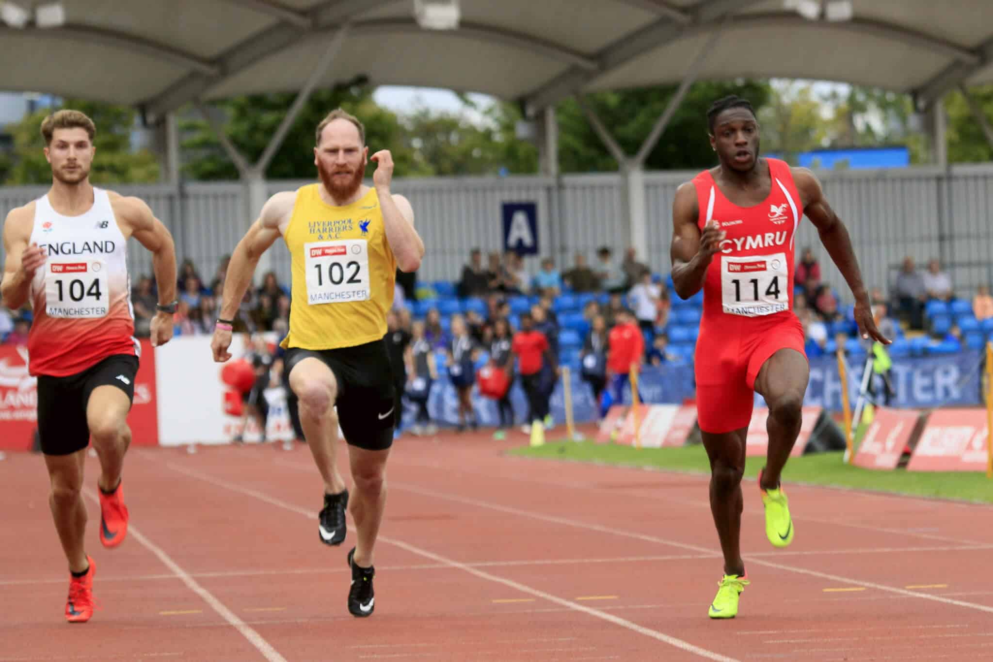 Sam Gordon (Wales) and James Williams (Liverpool Harriers) at the 2018 Manchester International. Photo: MV4R Photography